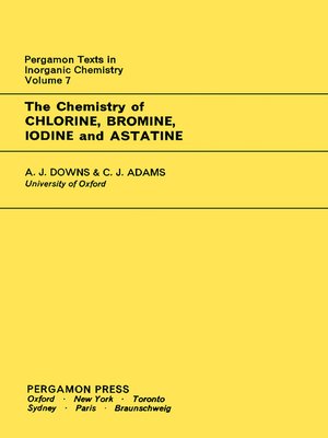 cover image of Pergamon Texts in Inorganic Chemistry, Volume 7